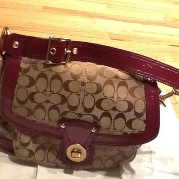 Coach Canvas Hobo Bag - Picture 4 of 7